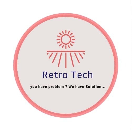 Retro Tech  Share Business Card